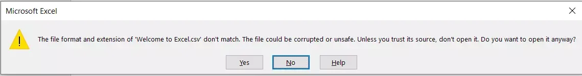 Excel Error