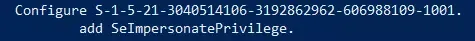 Successfully Configured Security Policy